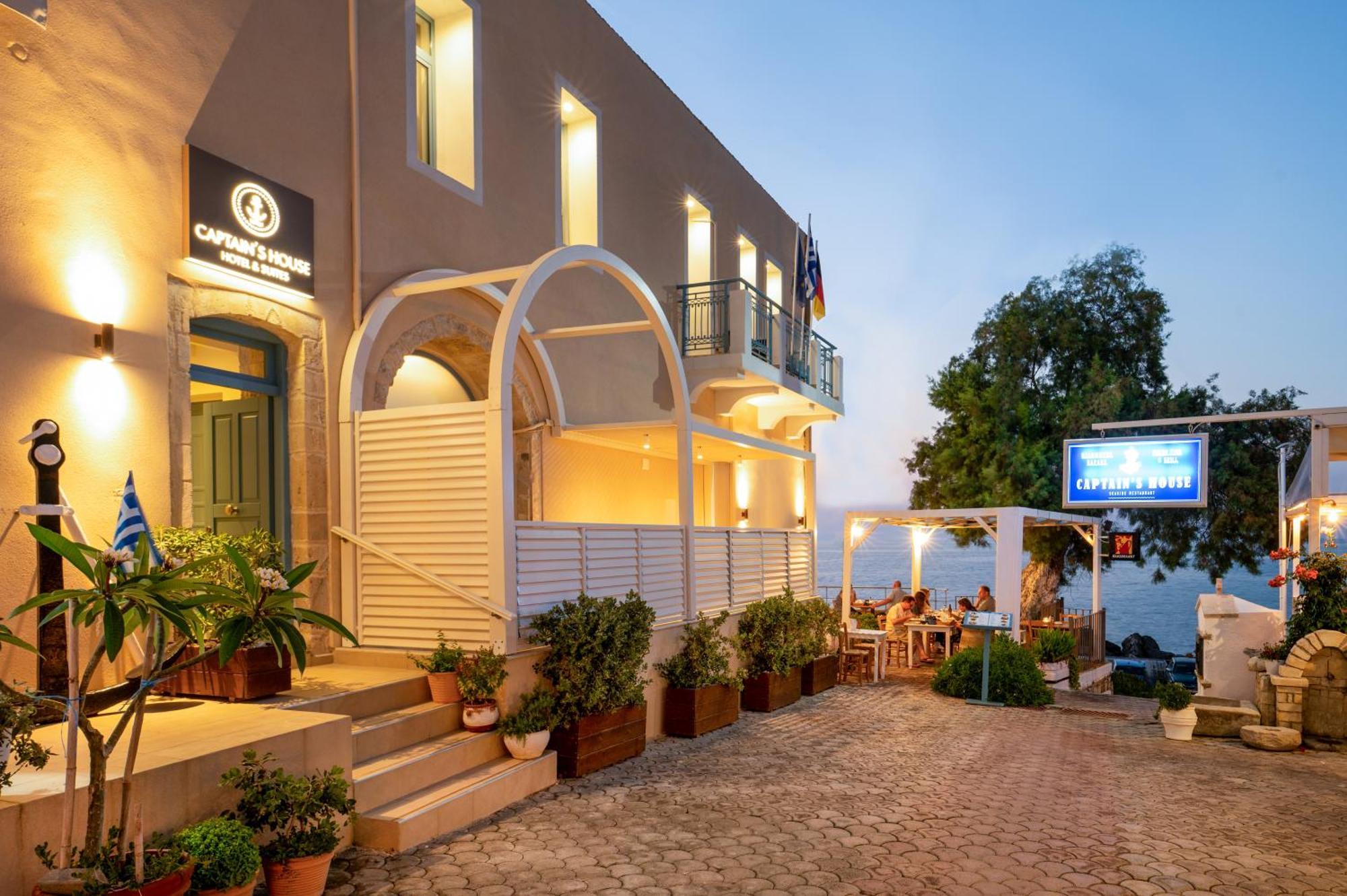 Captain'S House Hotel Suites & Apartments Panormos  Bagian luar foto